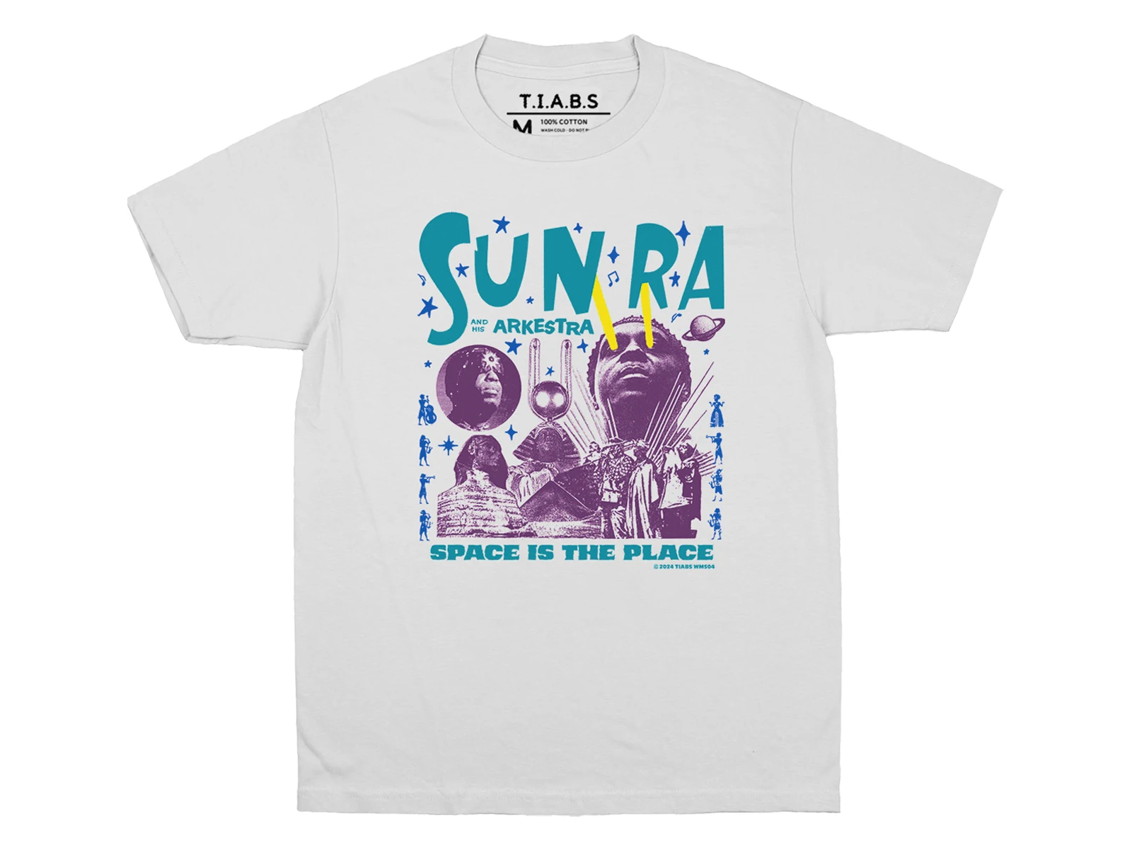 TIABSWMS04 Sun Ra T-Shirt Space Is The Place Arkestra Free