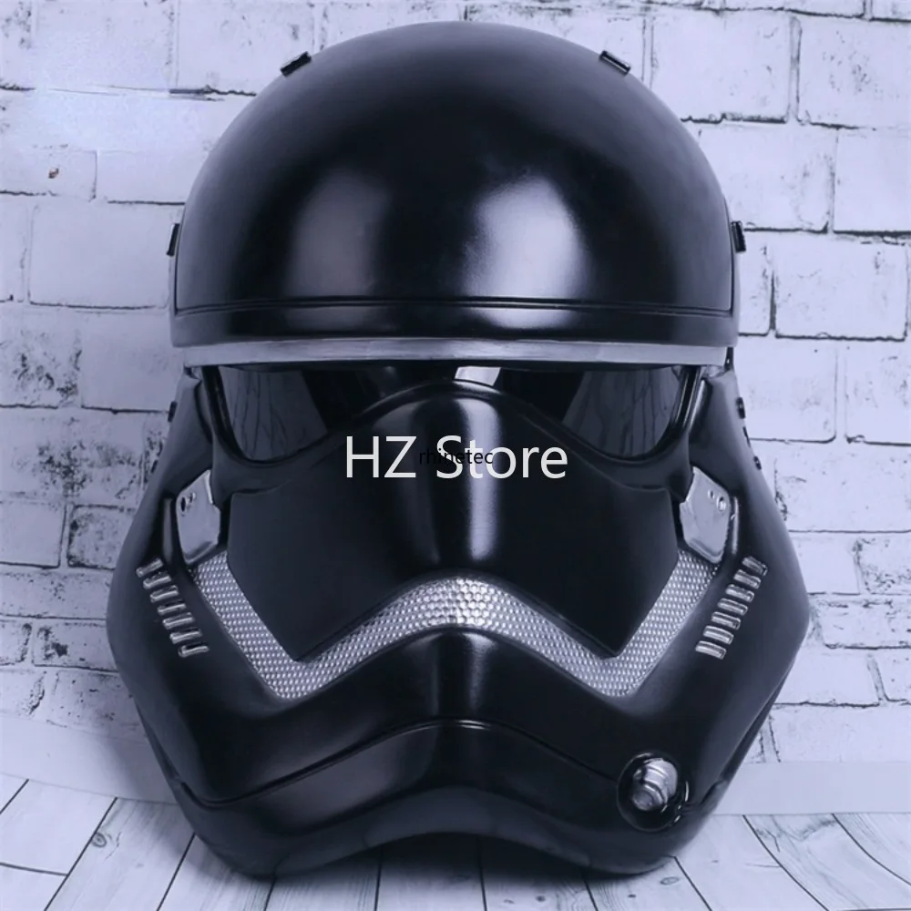 

Star Wars Black Soldier Helmet Mask Force Awakening Stormtrooper Battle Cos Halloween Cosplay Helmet for Birthday Christmas Gift