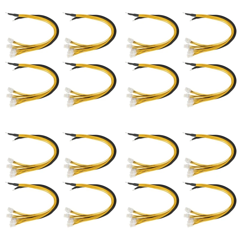 

16 шт./упаковка, 6-контактный разъем, кабель блока питания сервера Pcie Express для Antminer S9 S9I Z9 для P3 P5, кабель блока питания для майнинга