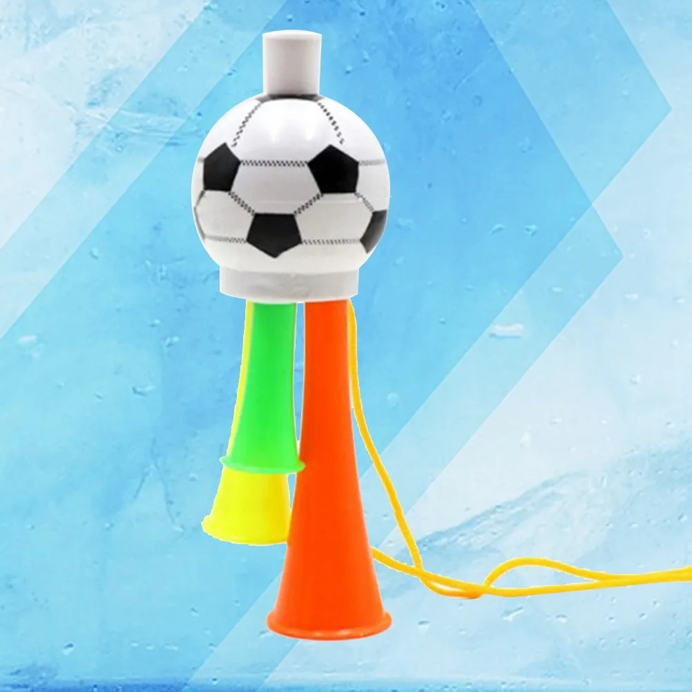 축구 팬들을 위한 큰 플라스틱 트럼펫 (S 사이즈, 랜덤 색상) - 축구 경기, 파티, 콘서트, 축제, 스포츠 응원, 축구 팬들을 위한 트럼펫