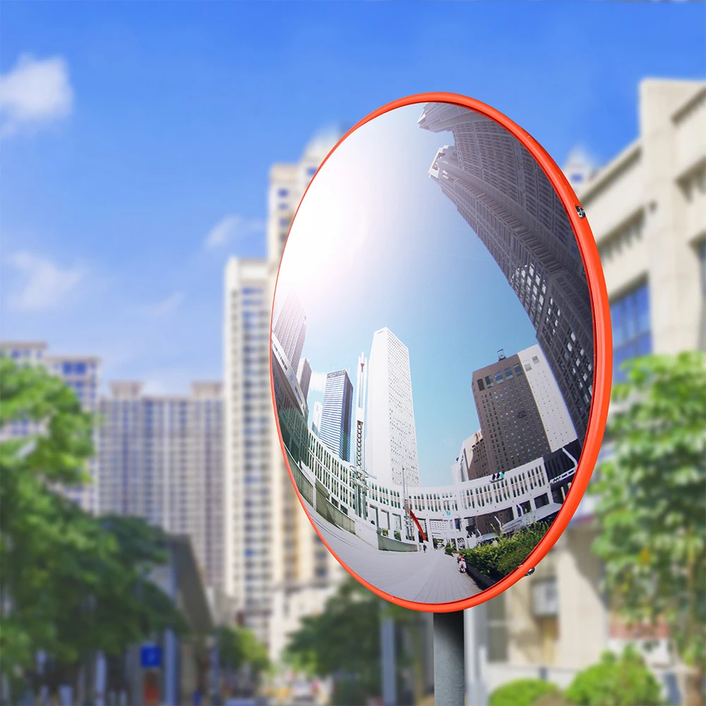 

Indoor Traffic Convex Mirror Wide Angle Blind Spot Corner Road Parking Safety Road Mirror Traffic Driveway Mirror PC