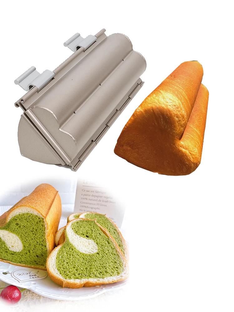  Heart Love Flower Shape Loaf Bread Mold Toast Commercial Grade  Non-Stick Baking Pan: Home & Kitchen