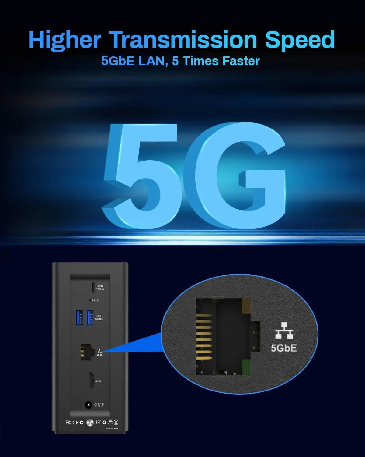 테라마스터 F4 SSD 4베이 NAS 스토리지 올 SSD NAS 서버 N95 쿼드코어 CPU 8GB DDR5 RAM 5GbE 포트 네트워크 스토리지