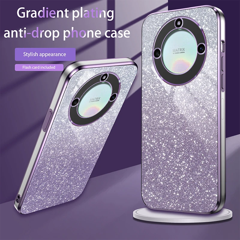 Luxury Electroplated Glitter Clear Phone Case