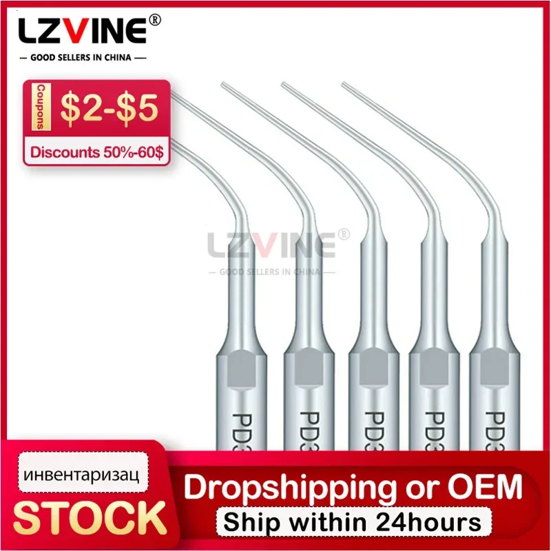 Dental Ultrasonic Scaler Tips Scaling Periodontics Endodontics Endo Perio Scaling Tips Dentistry Accessories Fit EMS Woodpecker