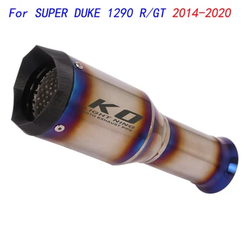 Slip On Motorcycle Middle Connect Pipe And Exhaust Muffler Titanium Alloy Modified For Super Duke 1290 R/GT 2014-2020
