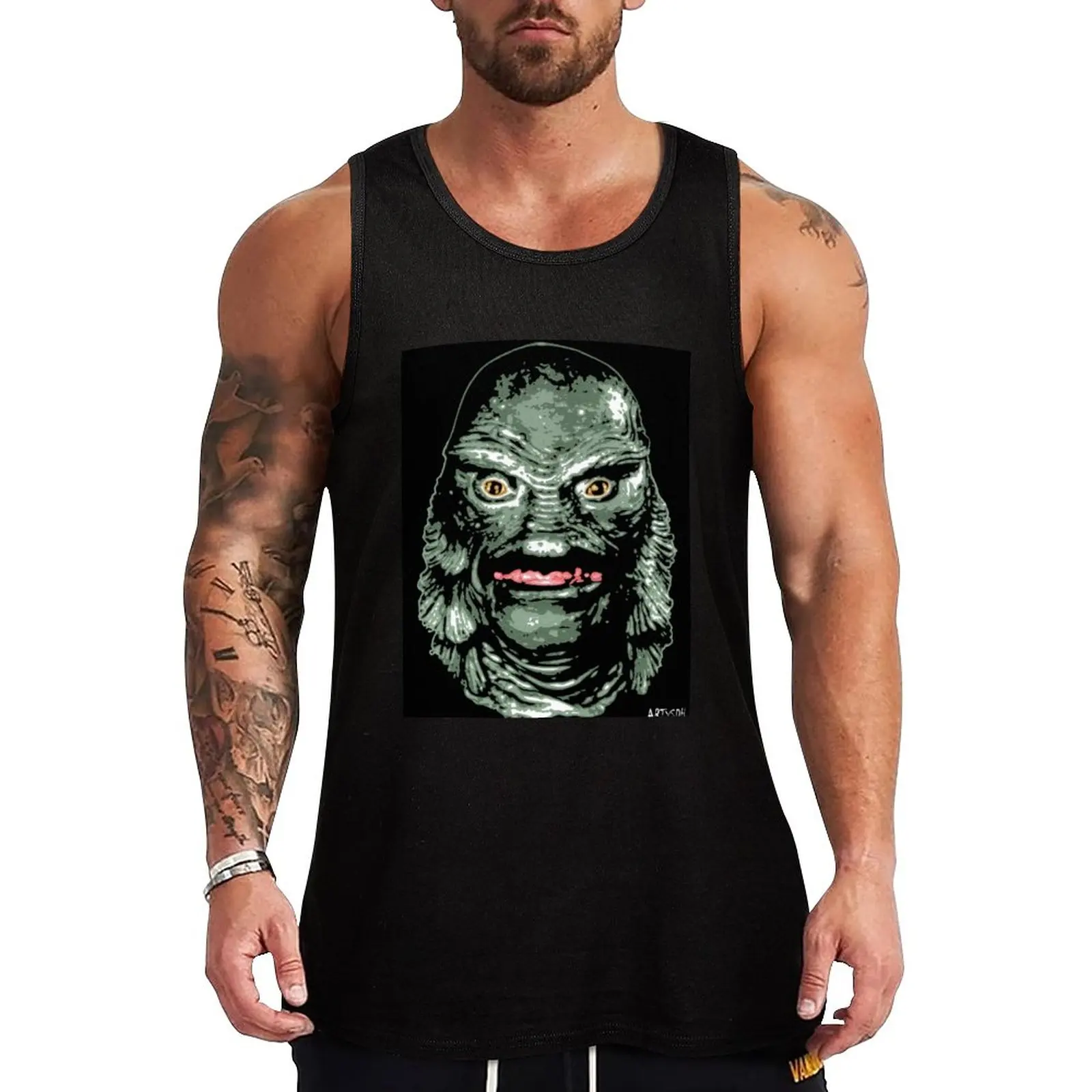 

New The Creature from the Black Lagoon (Color) Tank Top gym Men's t-shirts sleeveless Men's t-shirts