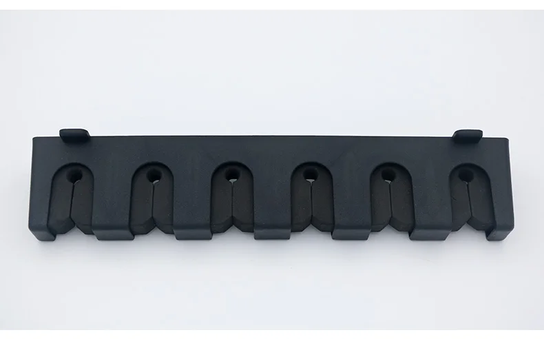 ROLLFISH Angelruten-Aufbewahrungsregal, 6 Löcher, Wandmontage, Angelrutenhalter, Halterung, vertikales und horizontales Display, fester Rahmen – Detail 11