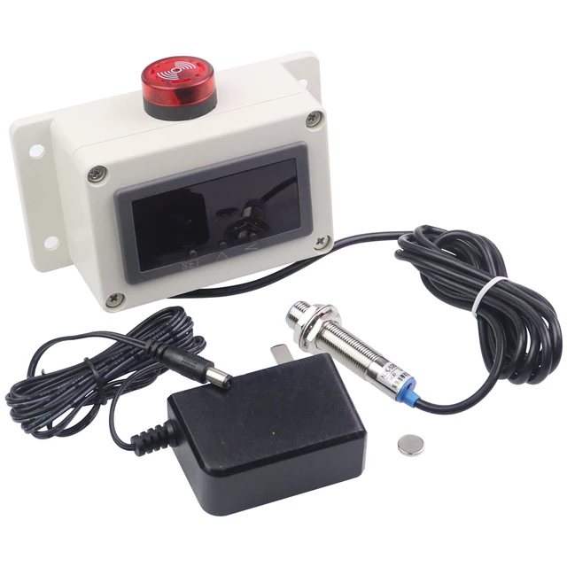 Contagiri Digitale 4 Cifre LED Rosso - 220V, Con Sensore Magnetico Hall, Per Motori - Foto 6