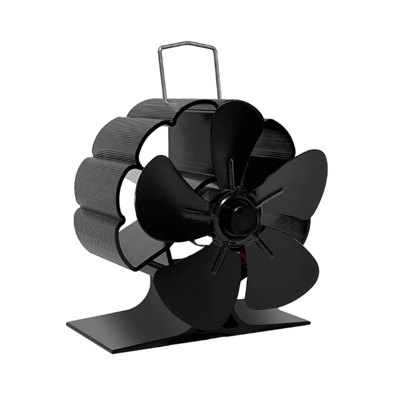 

Efficient 5Blade Heat Powered Stove Fan Optimize Heat Distribution in Your Home