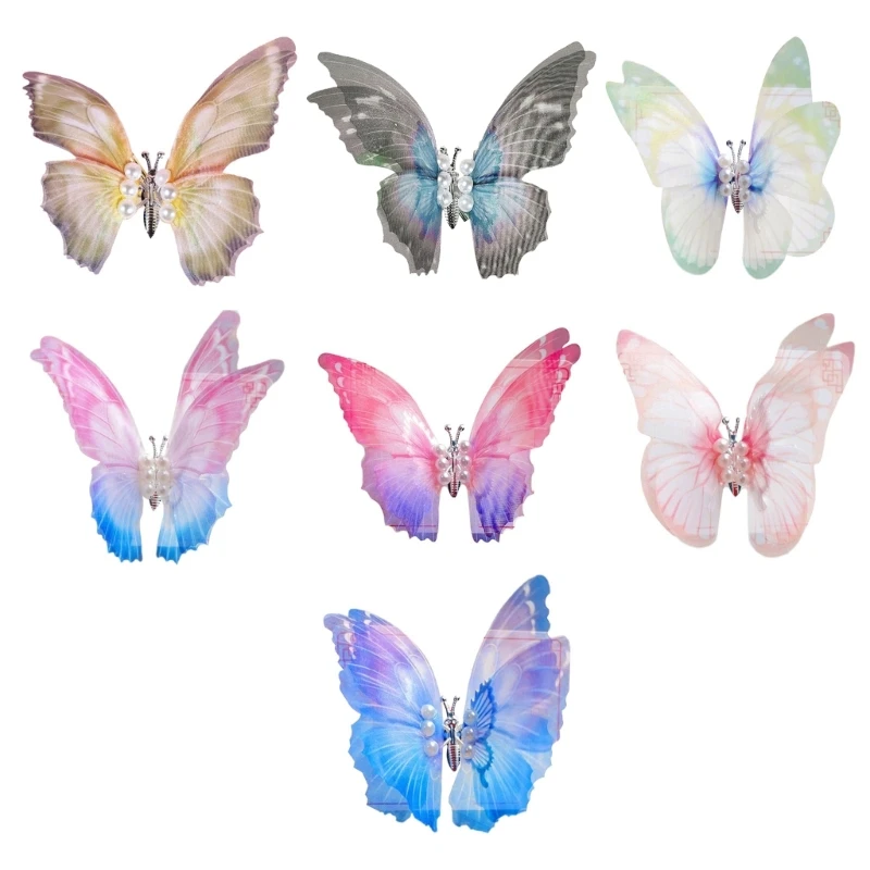 

Girls Hair Clip Chinese Butterfly Hair Clip for Hanfu Cosplay Wear