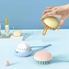 Silicone Scalp Massager Shampoo Brush Washing Shower Hair Massager Clean Brush Bath Shower Hair Cleaning Comb Massager For Head 2
