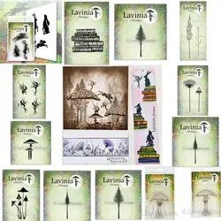 Mushroom Rabbit Clear Stamps For DIY Scrapbooking Photo Album Craft Decorat Paper Card Template Handcraft Embossing Gift Card