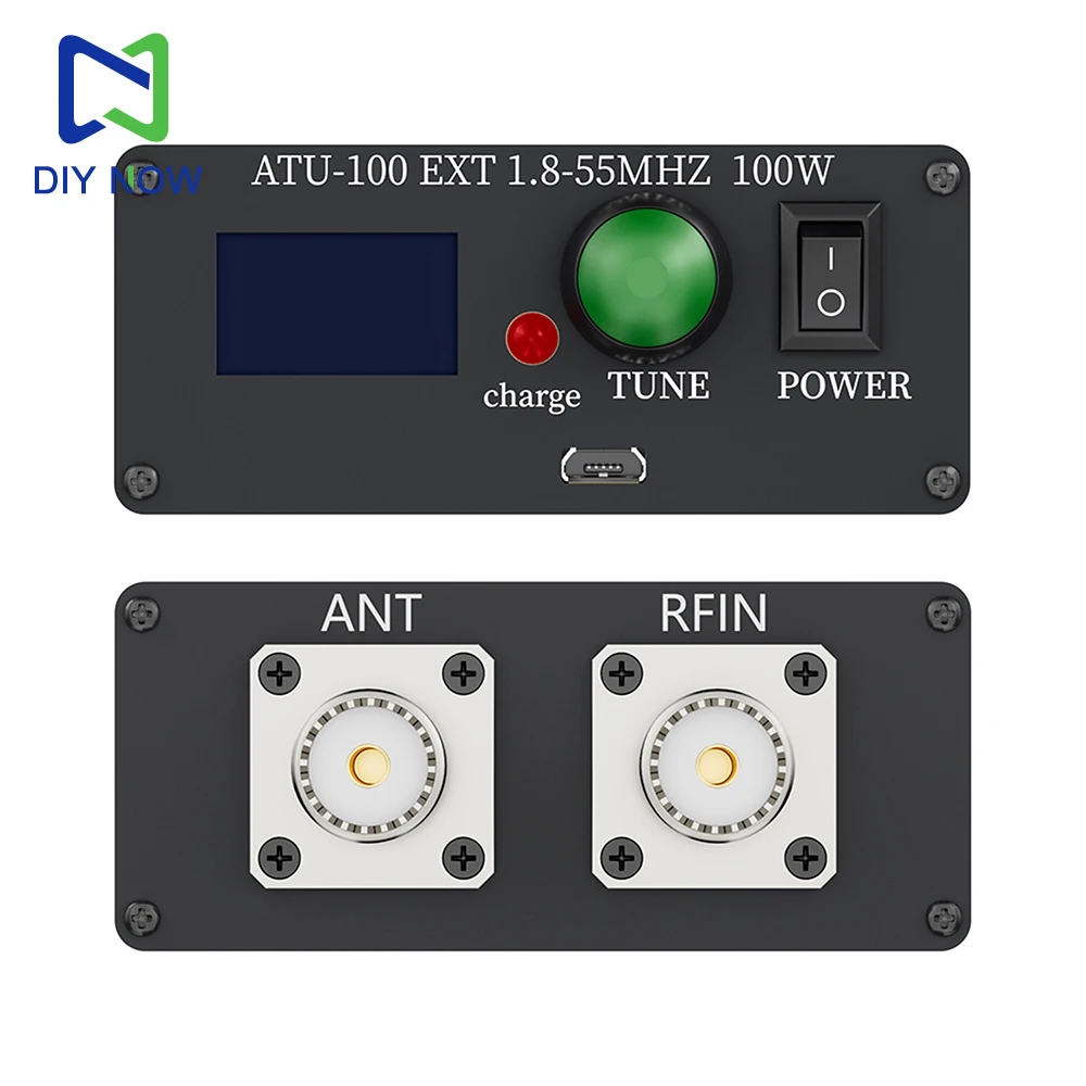 Sintonizzatore d'Antenna Universale ATU-100Pro 1.8MHz-55MHz con Sintonizzazione Automatica e Display OLED da 0.96 Pollici per Radio Amatoriali e Comunicazioni di Emergenza - Image 4