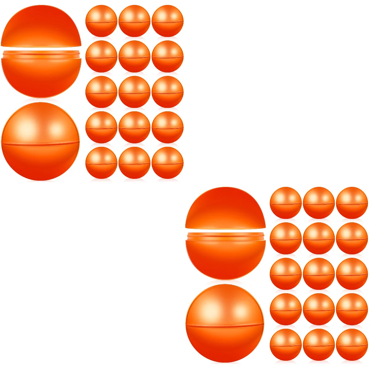 2 Table Tennis Balls Picking Party Activity Props Plastic Seamless Decorate Lottery Sphere Game Child Raffle Drawing