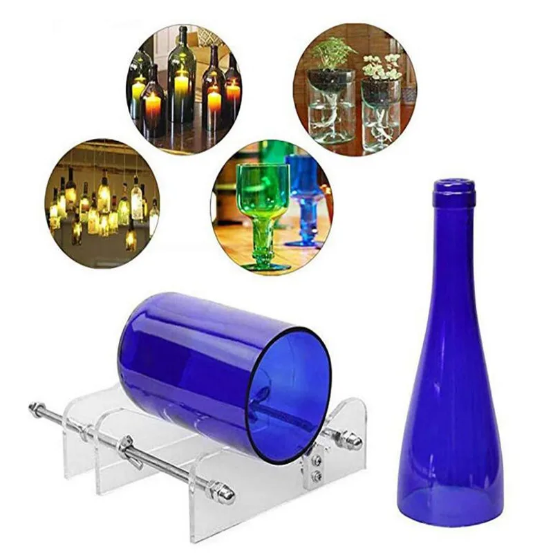 Glass Bottle Cutter Tool Professional for Bottles Cutting DIY Cut Tools Machine Wine Beer Glass Cutter Tile Glass Cutter Bottle Cutter
