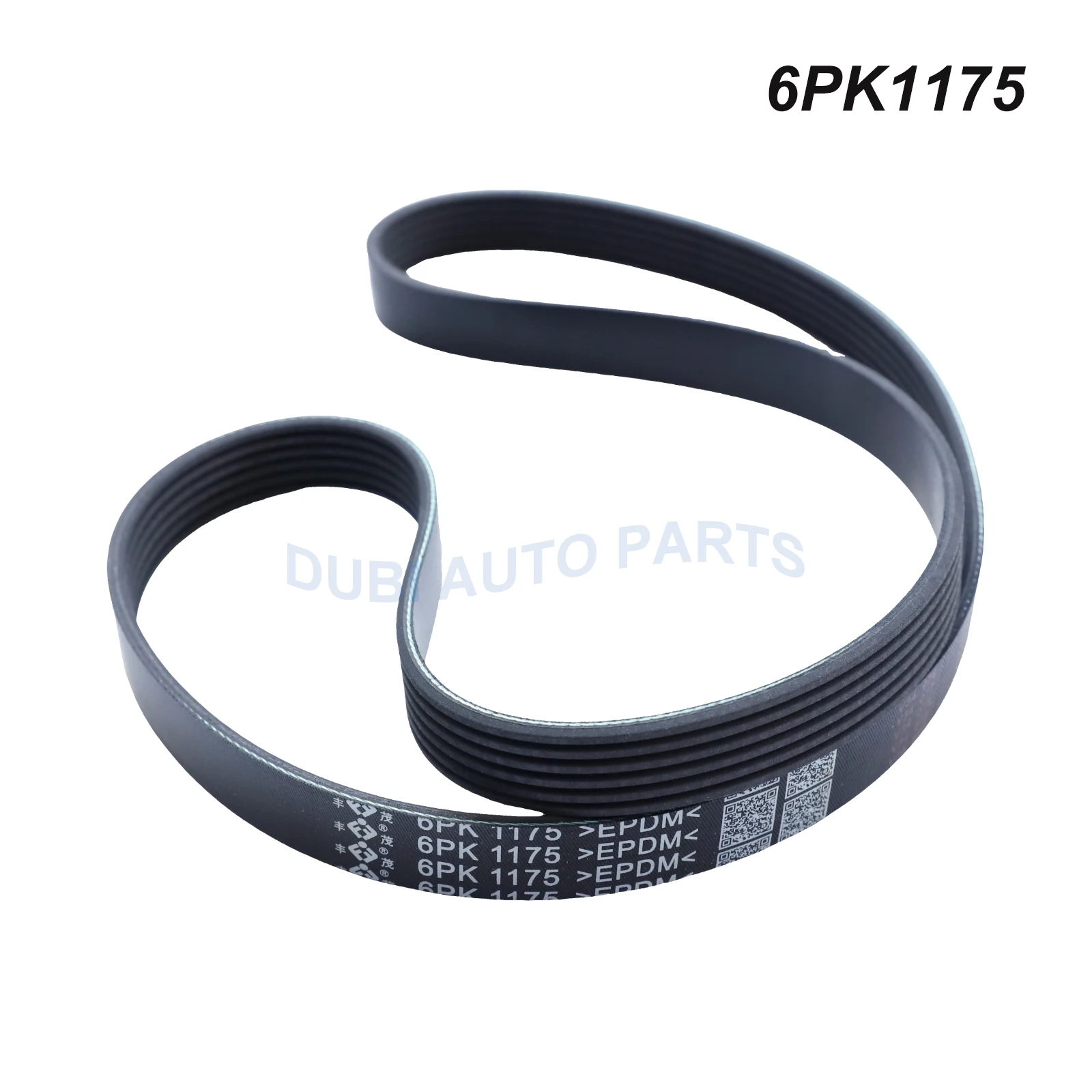 6PK1175 V-Ribbed Belt For RENAULT 19 II Chamade 1.9 dT 1992-1995 MAZDA 121 III 1.25 1996-2003 VOLVO 440 K 460 L ROVER 200 400