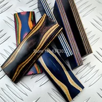1piece DIY Knife Handles Making Material Wood Blanks Color Wood Handle Parts Grips Slingshot Handle Patch Material 1