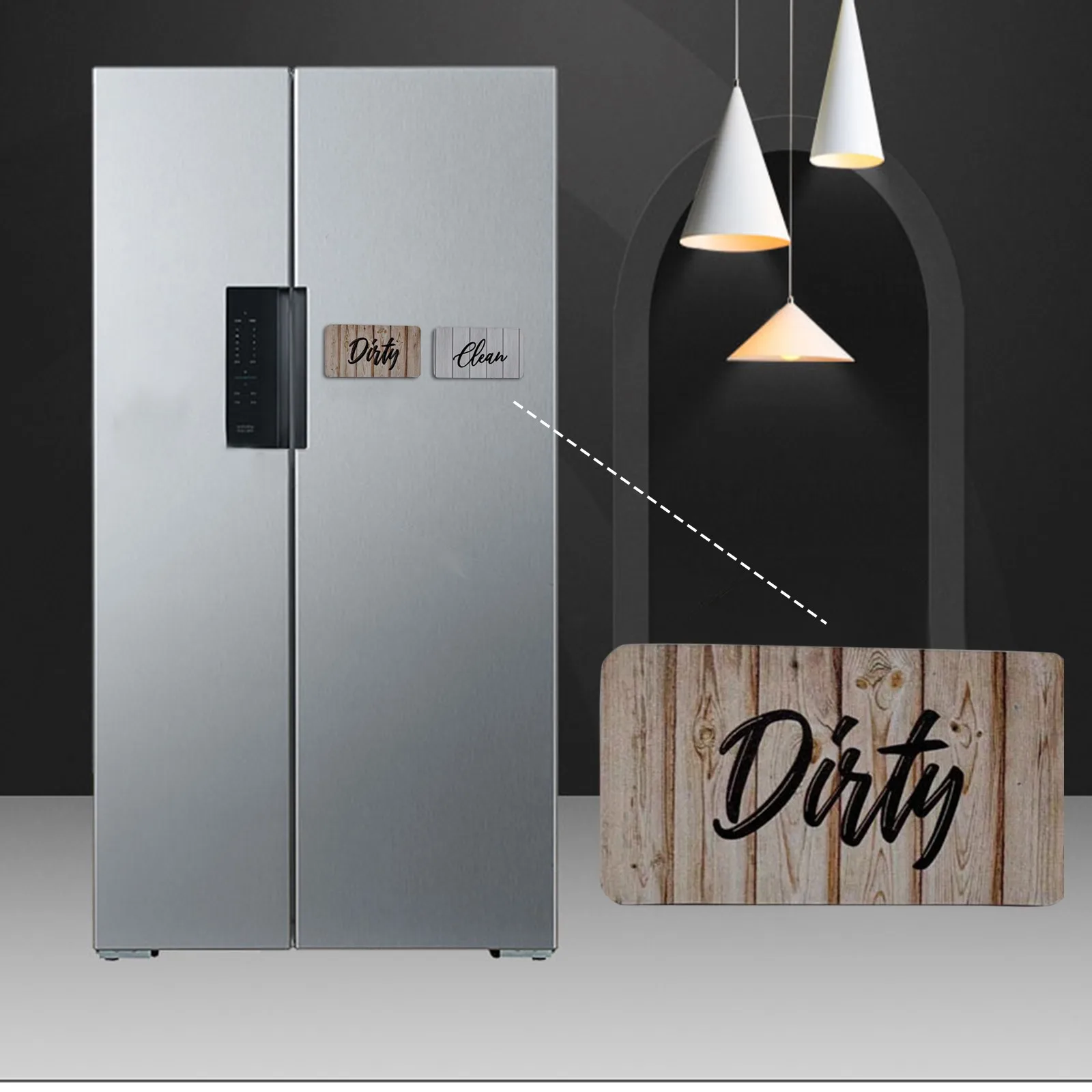 Dirty Clean Magnet Dishwasher  Dishwasher Clean Dirty Sign - Sign Kitchen  Metal Wall - Aliexpress