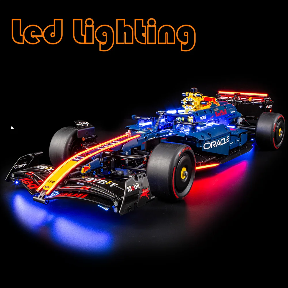 (K-G専用) ランプ3台セット Light Kit for LEGO Oracle Red Bull Racing RB20 F1 Car 42206