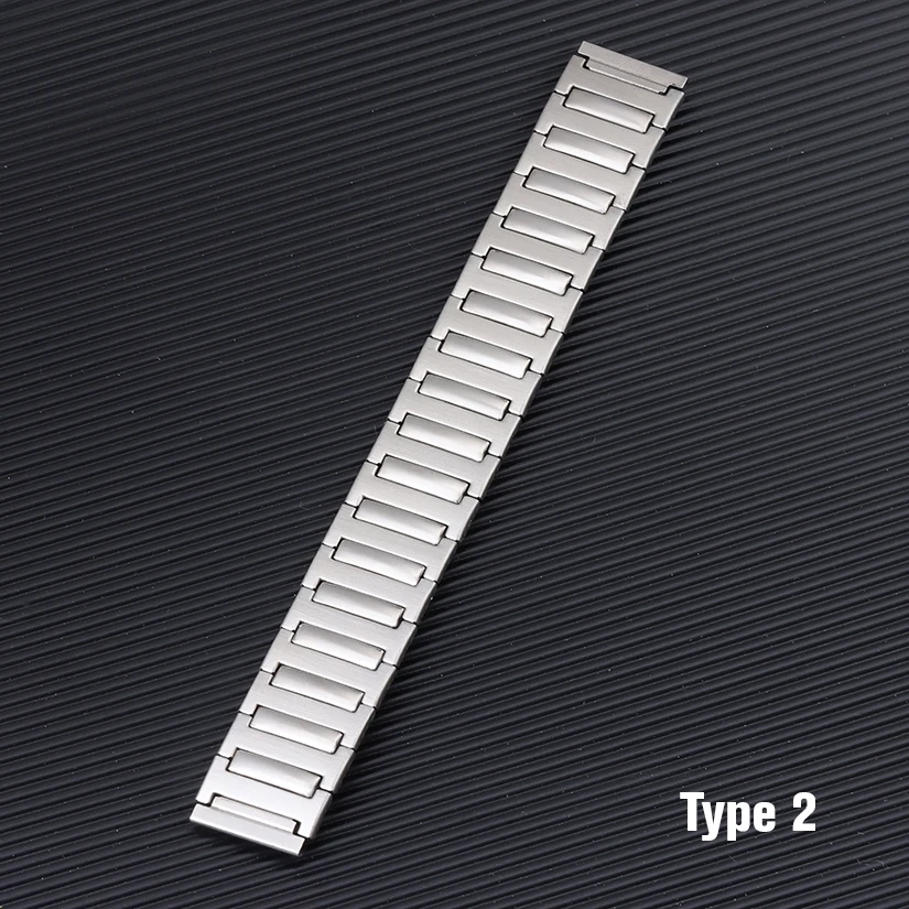 Silver Stainless Steel Stretch Expansion Watch Band Bracelet – Unisex Metal Elastic Strap