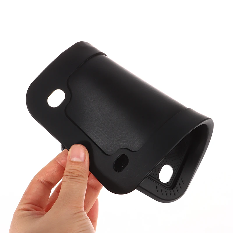 1pc 오토바이 라이센스 플레이트 프레임 오토바이 범용 실리콘 플레이트 보호대 홀더 자전거 후면 라이센스 플레이트 도구 ?