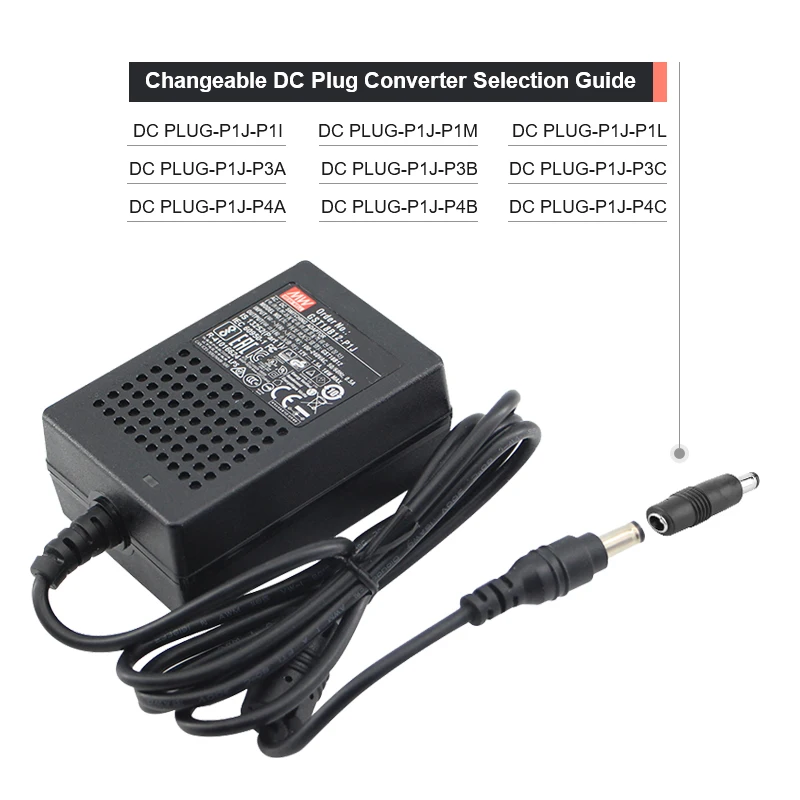 Рисунок 5 - Meanwell адаптер DC -PLUG -R7BF/P1M/P1J