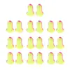 10 Pairs of Soft Foam Earplugs Conical Tapering Sleep Noise Yellow 2