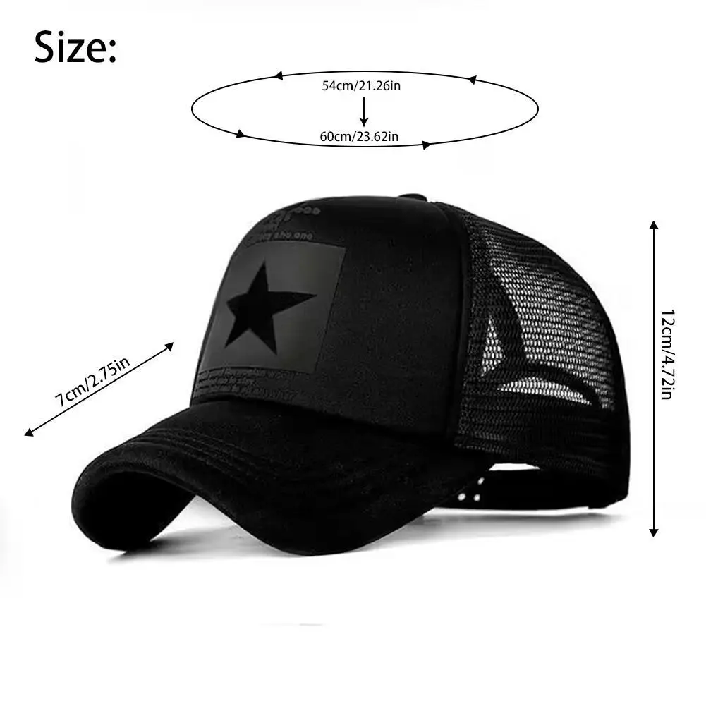 Trendy Unisex Cotton Mesh Snapback Hat
