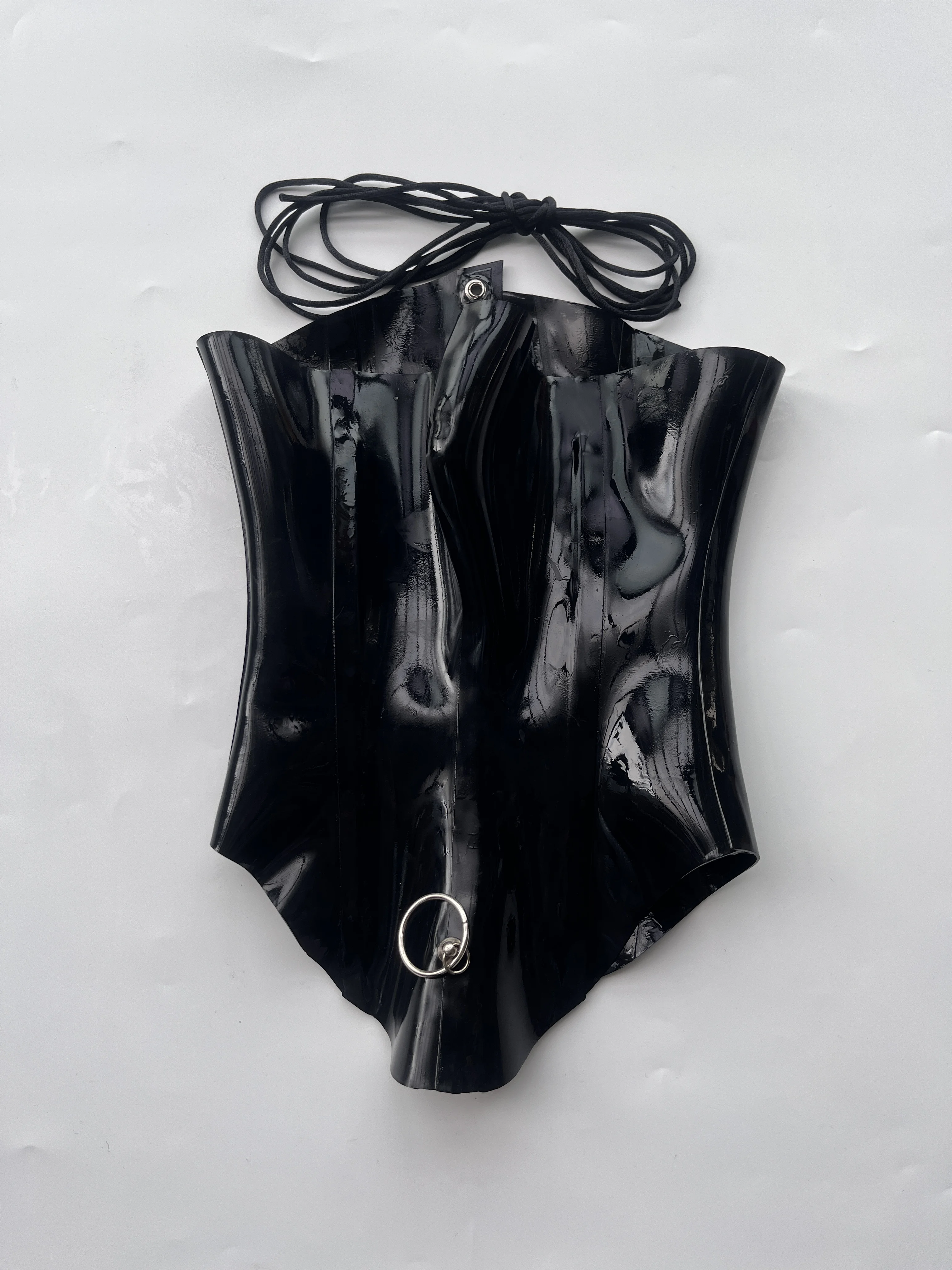 9 Steel Bones Latex Corset Latex Corset Sexy Fetish Latex Dring