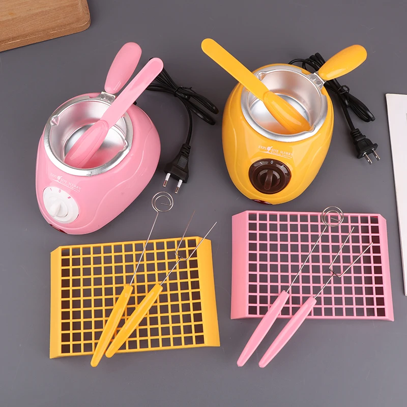 Chocolate Fondue Maker Chocolate Melting Furnace DIY Electromechanical Heating Pot Baking Tool