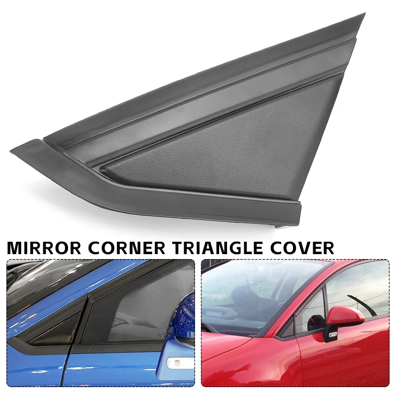 Car Front Left Right Mirror Cover Quarter Window Trim Triangle Plate 9647011377 9647011277 For Citroen C4 1.6D 2004-2010