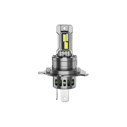 Ultra - Bright LED Canbus Headlights - Compact Design with Turbo Fan, 800,000 Lumens, 6000K White Light (H4)