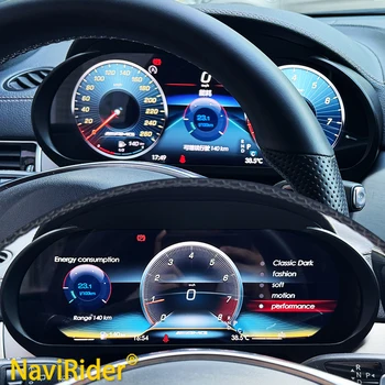 LCD Dashboard Speedometer Instrument Panel Cluster GPS Navigation Virtual Cockpit For Benz ML GL GLE GLS W166 X166 2012-2019 1