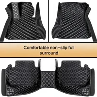 Car Floor Mats For Mitsubishi Outlander 4WD 2WD 2013 2014 2015 2016 2017 2018 2019 2020 2021 Custom Auto Foot Pads Carpet Cover 5