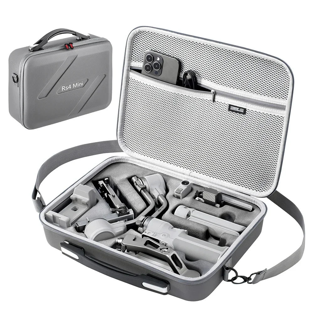 DJI RS4 미니 휴대용 케이스 PU 여행용 숄더백 DJI RS 4 미니 핸드헬드 스테빌라이저 액세서리 보관 가방