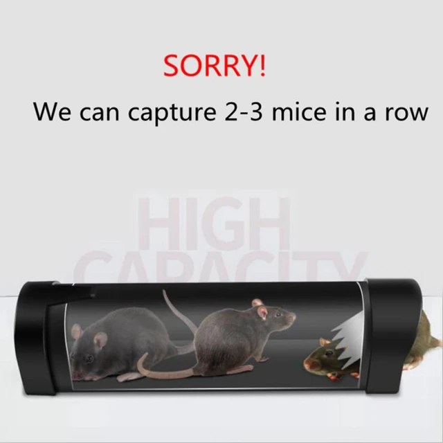 1PCS Roller Mouse Killer Rat Trap Kill or Humane Live Catch