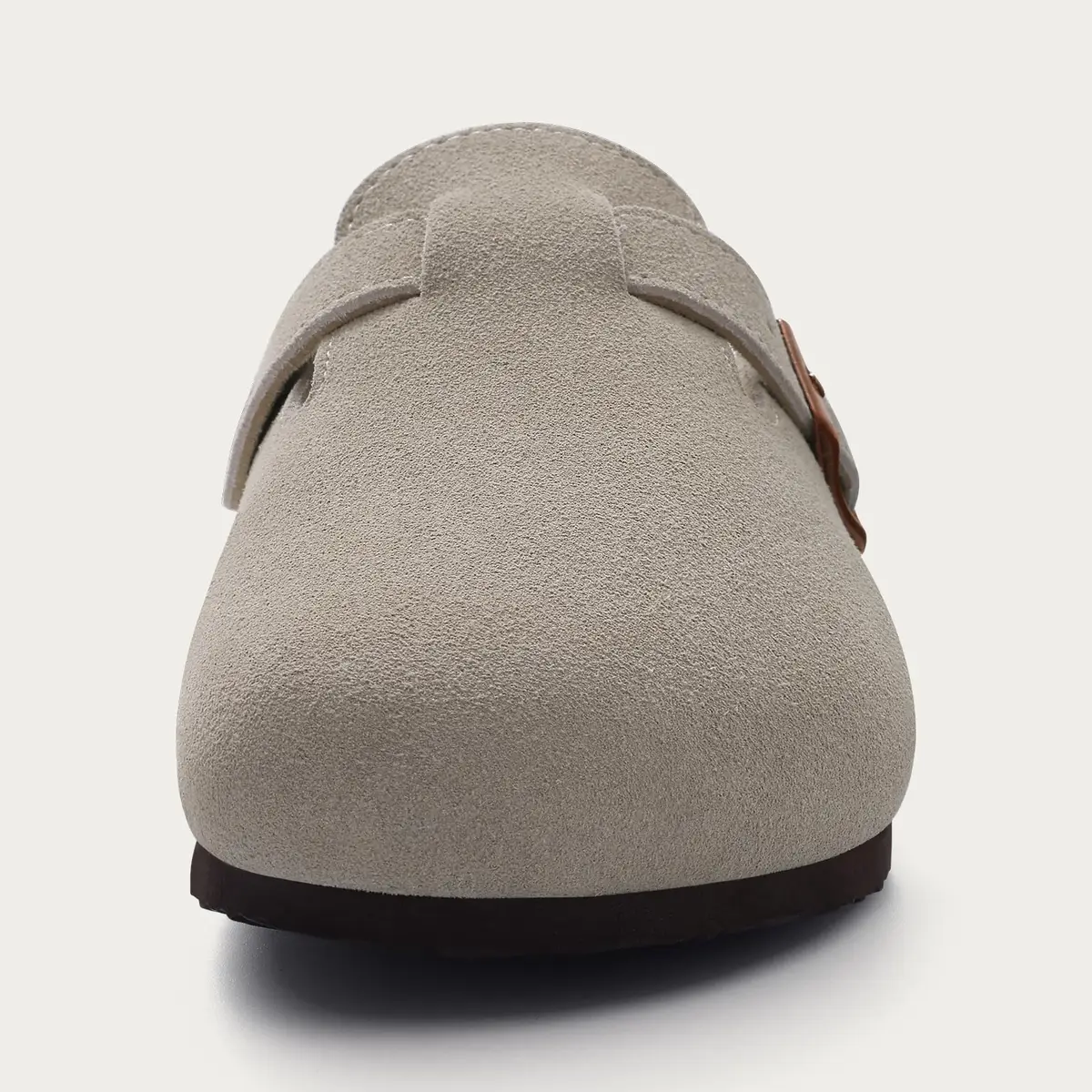 Litfun Retro Cork Clogs Slippers For Men Fashion Men Mules Shoe with Arch Support Unisex Classic Beach Shoes Men's Suede Sandals — view 3