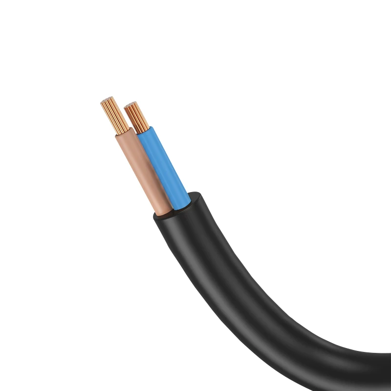 50m outdoor cable with 25pcs E27 lamp holder for grow light 2 cores PVC Sheathed Electrical Cable