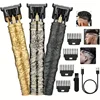 2024 Professional Hair Clipper for Men T9 Electric Hair Cutting Machine Barber Shaver Rechargeable Hair Trimmer Beard Shaving 1