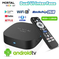 Nouvelle boîte TV T1+ 8K HD 2025, Android 16.0, RK3518 Quad Core, 8 Go de RAM, 128 Go de ROM, double Wifi 2.4G/5.8G, lecteur multimédia de cinéma maison 1