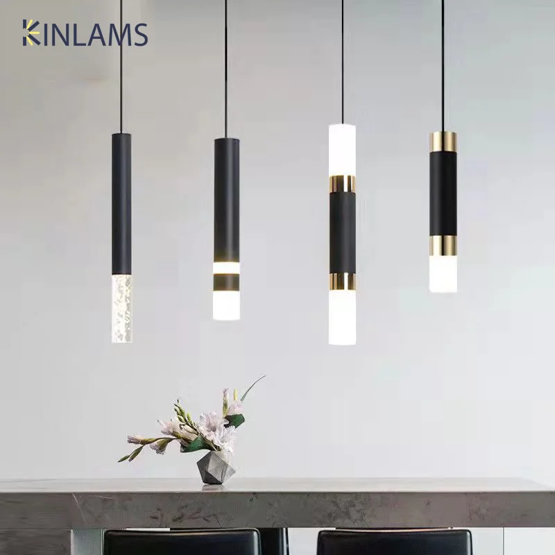 

Modern Restaurant Bar Pendant Lamp LED Acrylic Suspension Light Home Decoration Droplight Dining Room Board Overhead Light