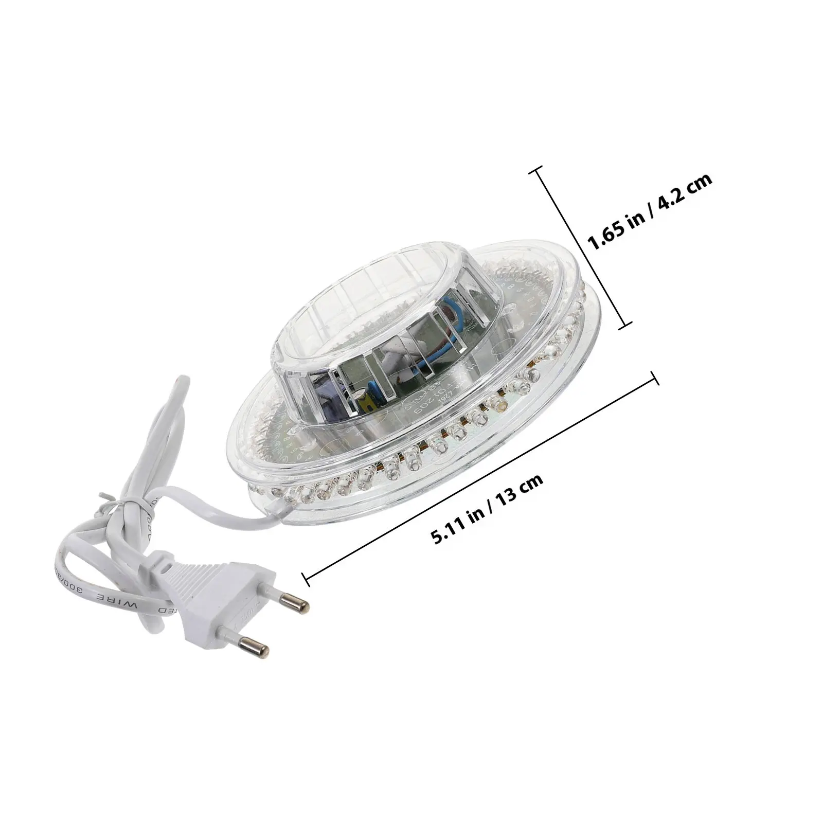 해바라기 모양 48-LED RGB 파티 조명, 자동 회전 및 사운드 활성화 모드 포함, 디스코, 볼룸, KTV, 바, 무대, 클럽, 가정, DJ용