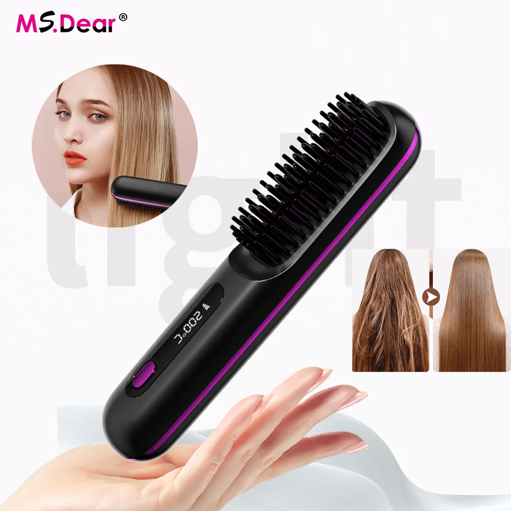 Ceramic Portable Hair Straightener Mini Curling Iron
