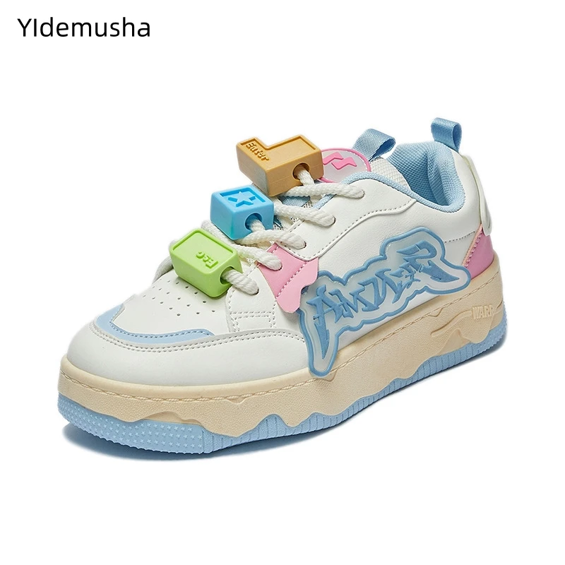 

2023 Spring Women Sneakers Fashion Women Vulcanized Shoes Autumn Flats Shoes Thick Platform Women Walking Shoes Zapatillas Mujer