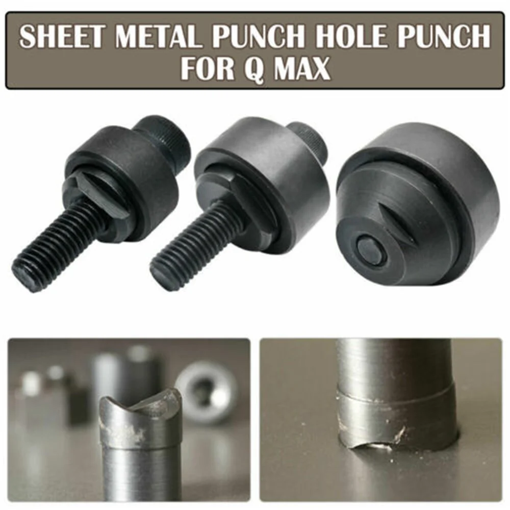 For Q.Max Sheet Metal Punch Hole Punch - Many Size 16mm To 50mm Hole Saws Sinks Sheet Metal Sheet Steel Hole Saws Accessories