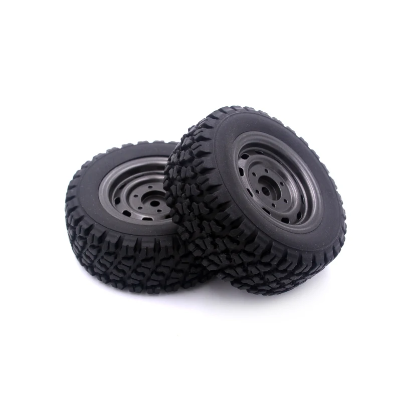 2 Pieces 1/16 Wheels Tires Upgrade for 16889 Crawler RC Car Trucks  Accessories 