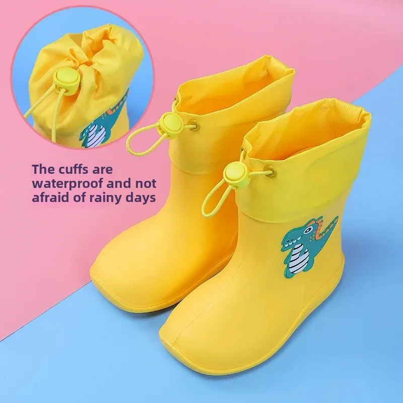 Yellow Dinosaur (waterproof cloth)