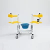 New product rehabilitation therapy shower adjustable patient electric lift transfer chair with commode 3