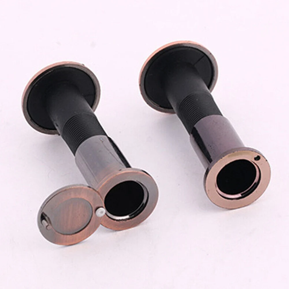 Door Peephole 200 Degree Wide Angle Door Viewer Security Peek Hole Glass Lens Home Improvement Hardware